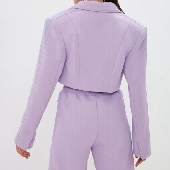 Ivy Park X Adidas Rodeo Collection Cropped Suit Jacket NWT - Picture 3 of 5